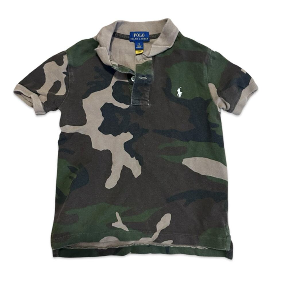 Polo Ralph Lauren Boys Camo Polo Shirt Size 5T